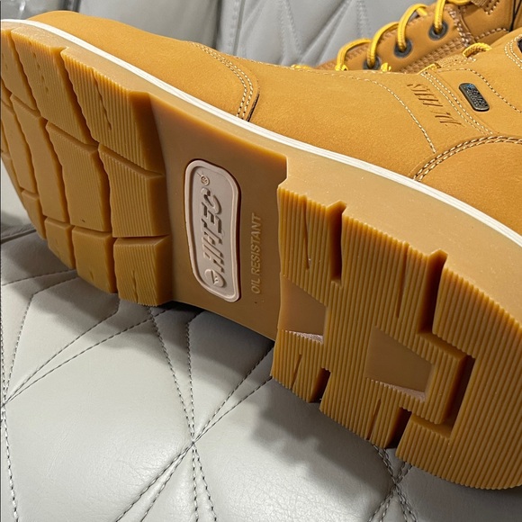 Hi-Tec Hard Toe 7in WKBT Work Boots in Tan - Picture 9 of 10